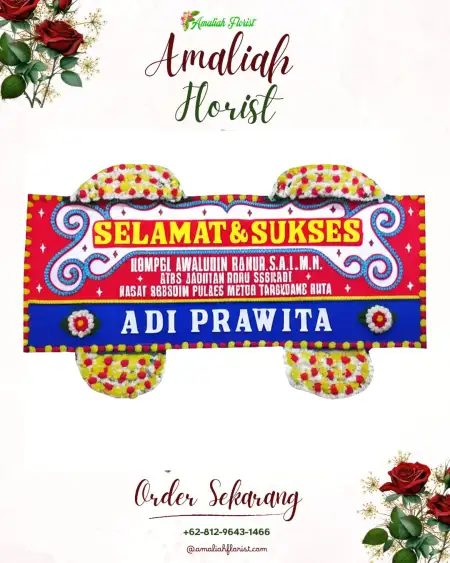 Papan Bunga Ucapan Selamat Bondalem